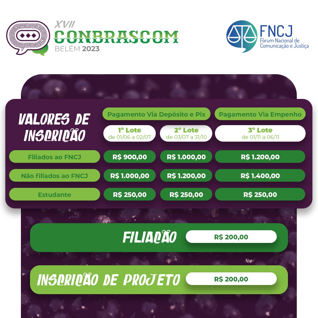 XVII Congresso Brasileiro dos Assessores de Comunicação do Sistema de Justiça - Edição 2023